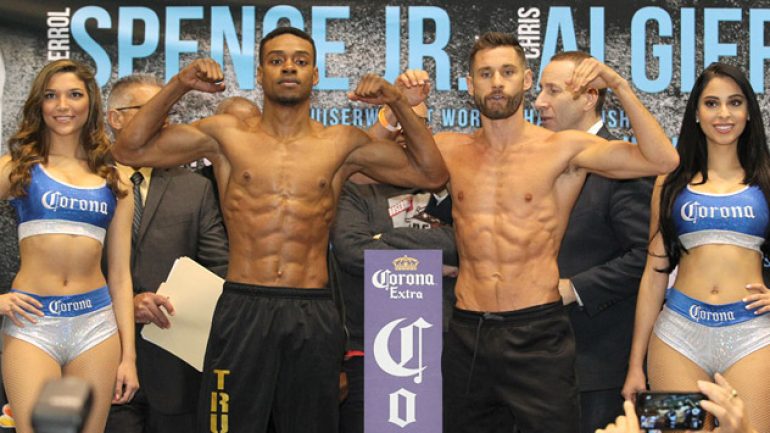 Errol Spence Jr. will be in a New York state of mind on Saturday