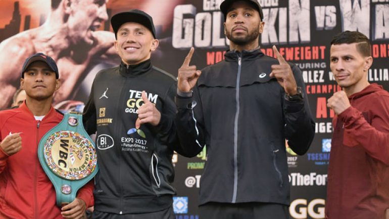 Photo gallery: Gennady Golovkin-Dominic Wade final press conference
