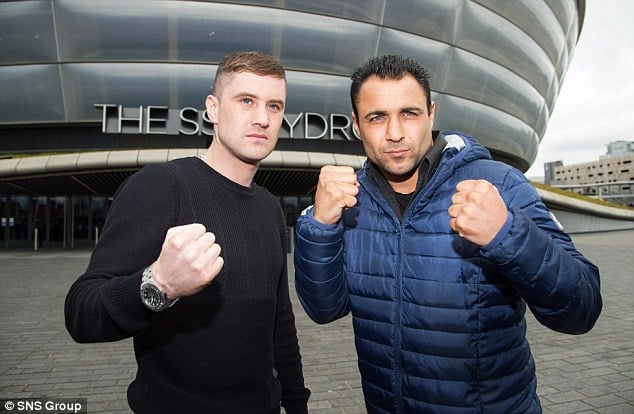 Ricky Burns (left) and Michele Di Rocco. Photo courtesy of SNS Group