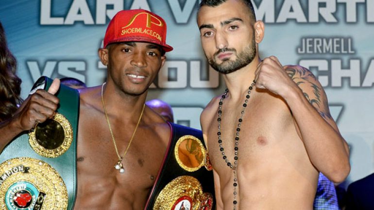 Photo gallery: Showtime tripleheader weigh-in
