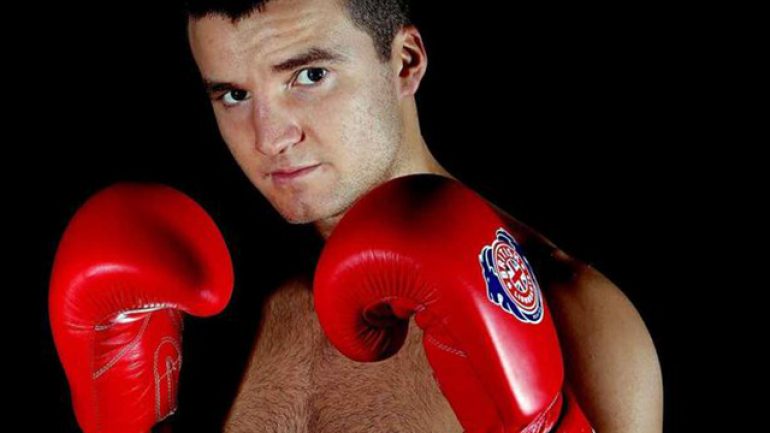 Anthony Fowler joined by the full British Olympic boxing team