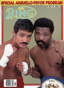 Ring Magazine Cover - Alexis Arguello and Aaron Pryor