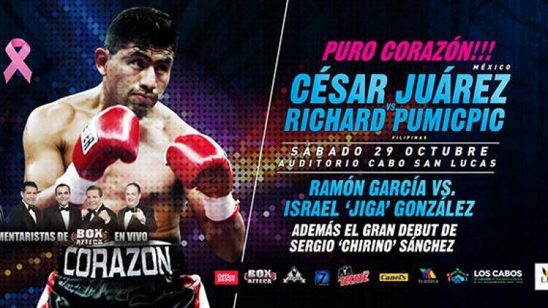 Cesar Juarez drops Richard Pumicpic en route to decision win