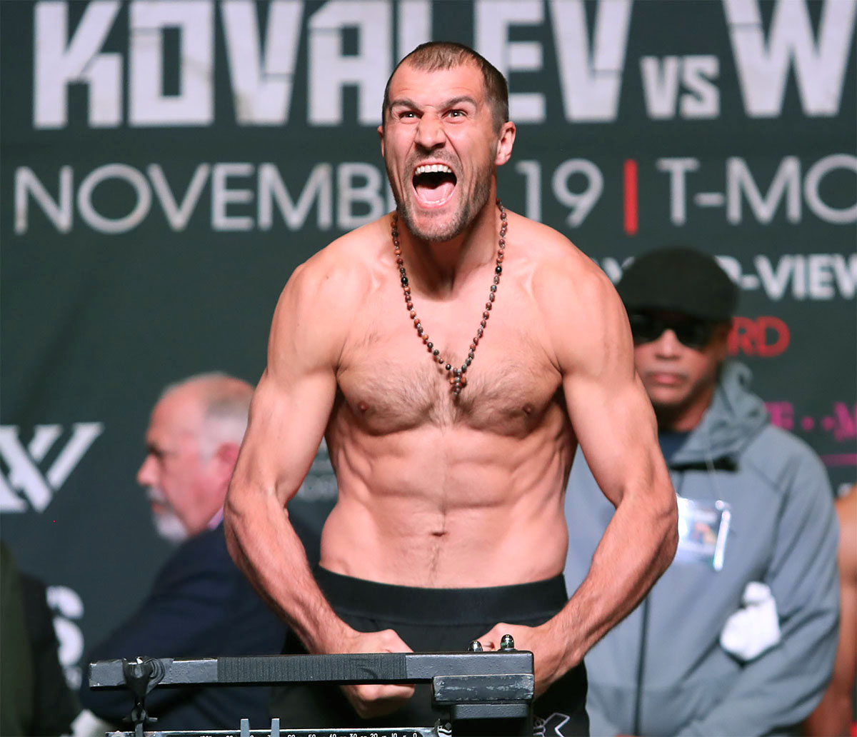 Sergey Kovalev-Andre Ward weigh-in - The Ring