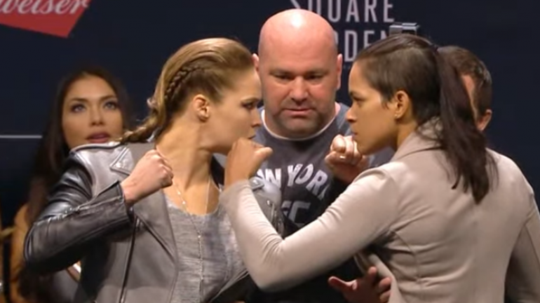 Ronda Rousey remains silent In surprise appearance