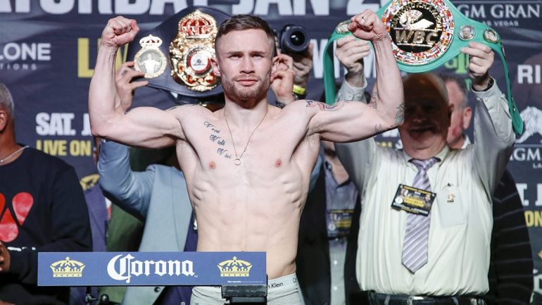 Frampton parts ways with Barry McGuigan, Cyclone Promotions
