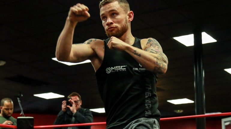 Carl Frampton: ‘I can do whatever I want with Luke Jackson and I’m a level above’