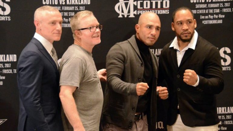Cotto vs. Kirkland is about entertainment, says promoter