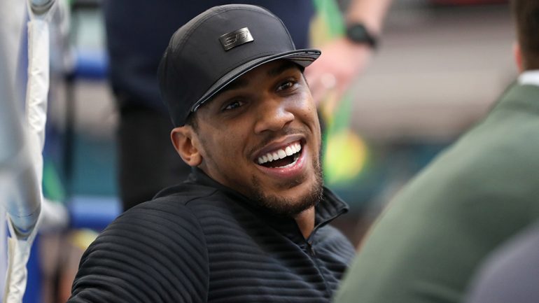 Anthony Joshua remains calm but is eager to ‘get it on’