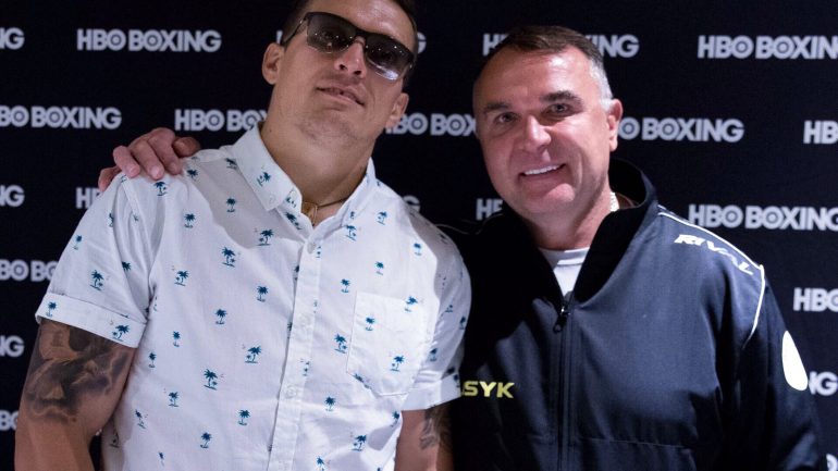 Usyk ready to represent Ukraine, Team Klimas in second U.S. appearance