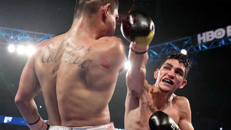 Junior welterweight Alex Saucedo has gone Hollywood (in a good way)