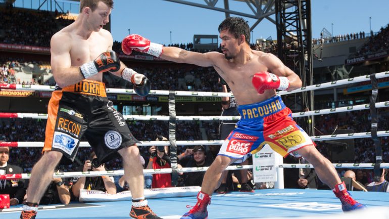 Manny Pacquiao will ‘think hard’ about retirement, post-Horn