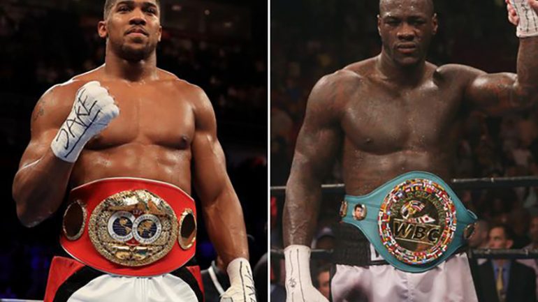 Eddie Hearn: If Anthony Joshua hurts Deontay Wilder, it will all be over