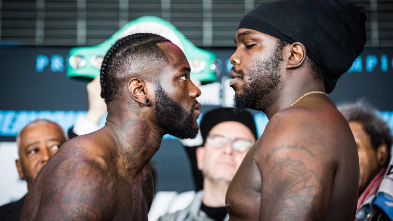 Wilder fired up, Stiverne trainer unworried by condition at Brooklyn weigh-in