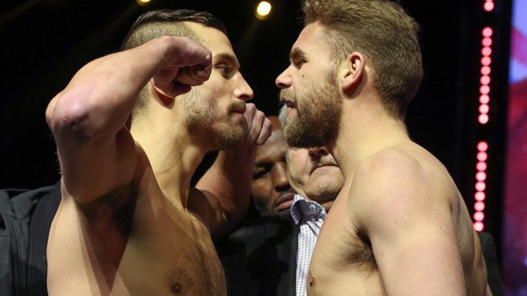 Billy Joe Saunders, David Lemieux make weight for WBO middleweight title bout