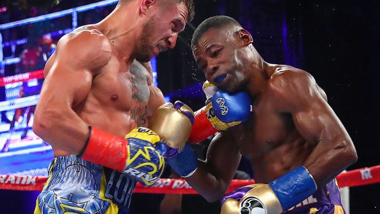 Vasyl Lomachenko outclasses Guillermo Rigondeaux, who quits with hand injury after sixth