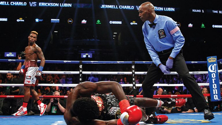 On this day: Jermell Charlo blasts out Erickson Lubin in one round, retains WBC 154-pound title