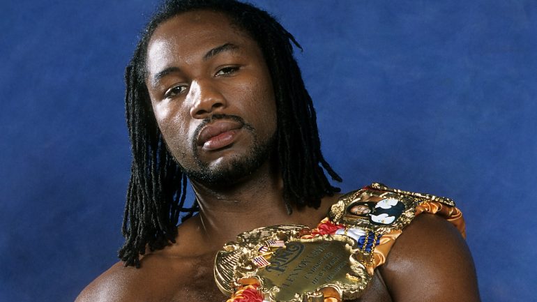 Lennox Lewis – No dispute, he was undisputed heavyweight champion of the world
