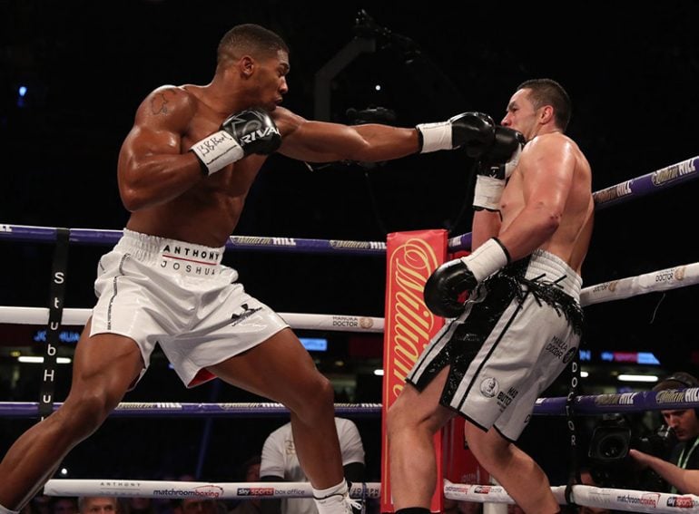 Anthony Joshua laps Joseph Parker down the stretch in unanimous decision