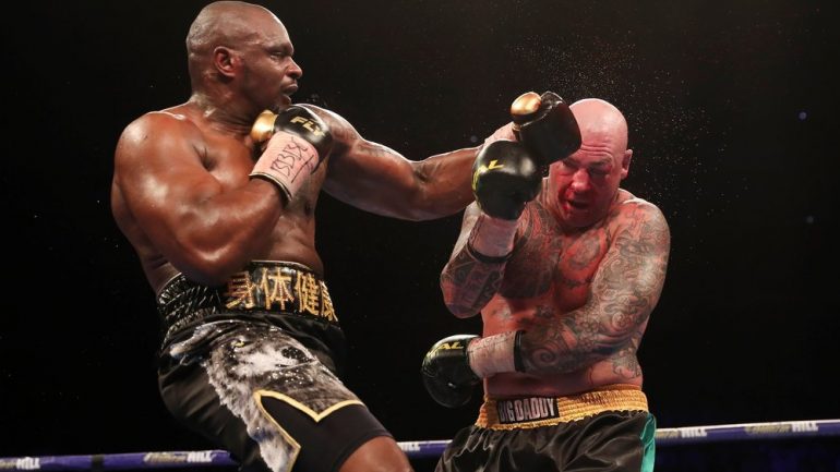 Dillian Whyte knocks out Lucas Browne in six, calls out Deontay Wilder