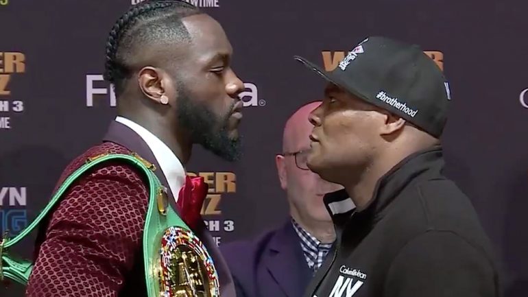 Deontay Wilder, Luis Ortiz weigh 25-plus pounds apart ahead of heavyweight title clash
