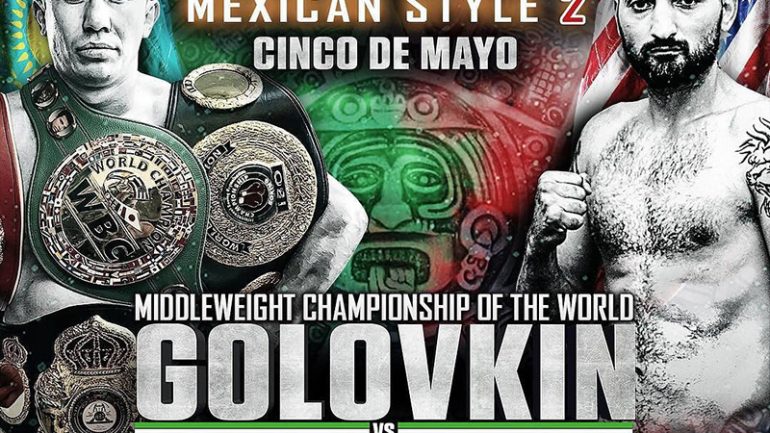 Gennady Golovkin-Vanes Martirosyan official for May 5