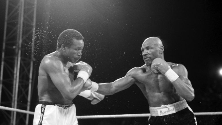 From The Archive: Marvin Hagler stops John Mugabi in 11 brutal rounds