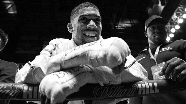 Anthony Joshua remains coy on facing Deontay Wilder
