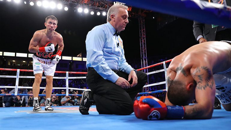 Gennady Golovkin blasts Vanes Martirosyan in two rounds