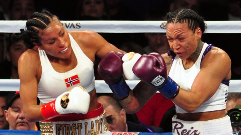 Cecilia Braekhus outpoints game Kali Reis, remains undisputed welterweight champ