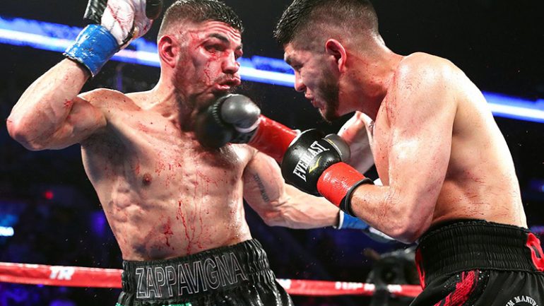 Alex Saucedo stops Lenny Zappavigna in seventh round of bloody war