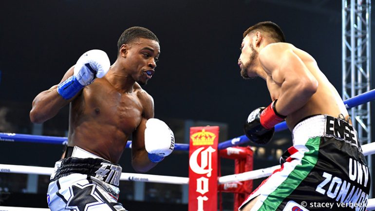 Errol Spence Jr. shows off star qualities in one-round vanquish of Carlos Ocampo