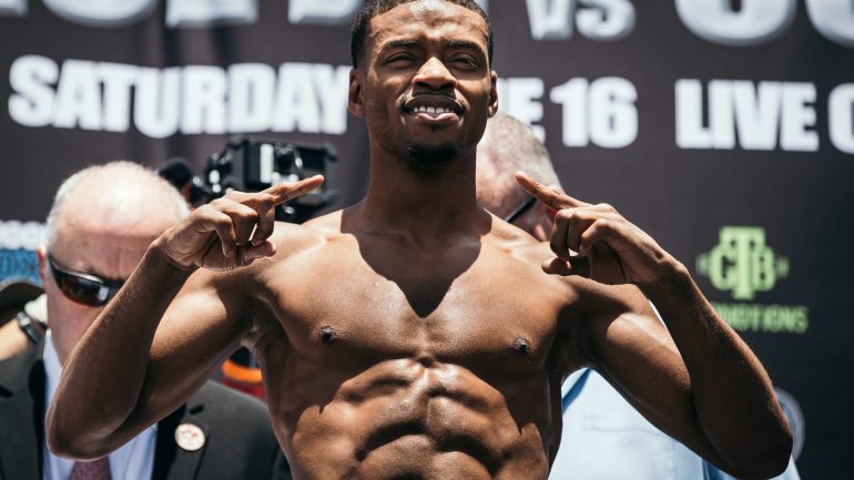 Errol Spence Jr. fights Carlos Ocampo first but looks forward to future bout with Terence Crawford