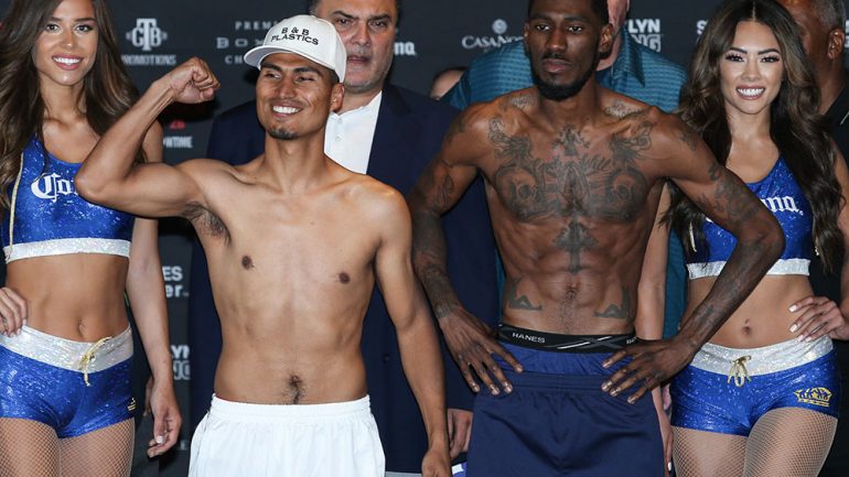 Mikey Garcia-Robert Easter weigh-in results and photos