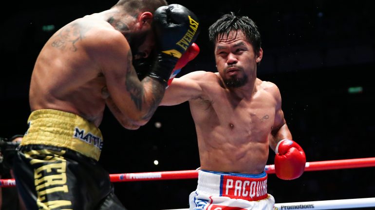 Manny Pacquiao was diagnosed with heart ailment week before Lucas Matthysse fight