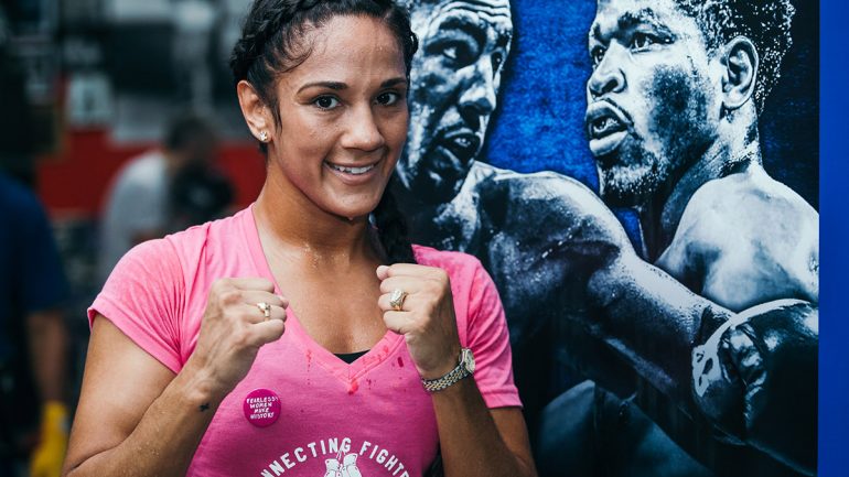 Amanda Serrano will face Miriam Gutierrez at lightweight – hoping that Katie Taylor will be next