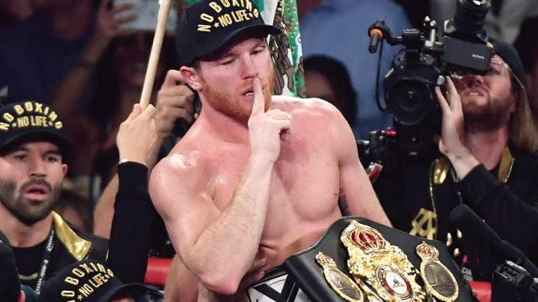 Canelo Alvarez will move up to super middleweight for Dec. 15 return vs. Rocky Fielding