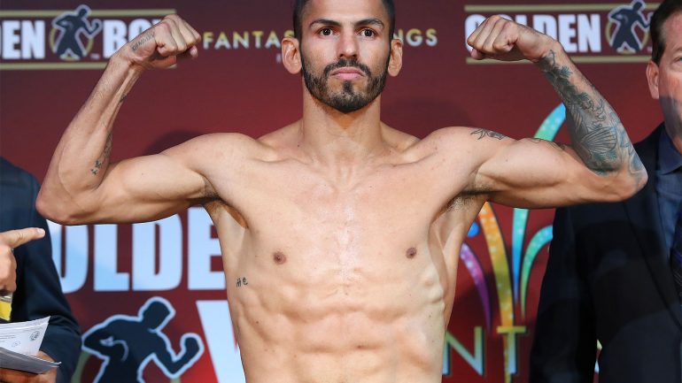 Jorge Linares stops Abner Cotto in his junior welterweight debut