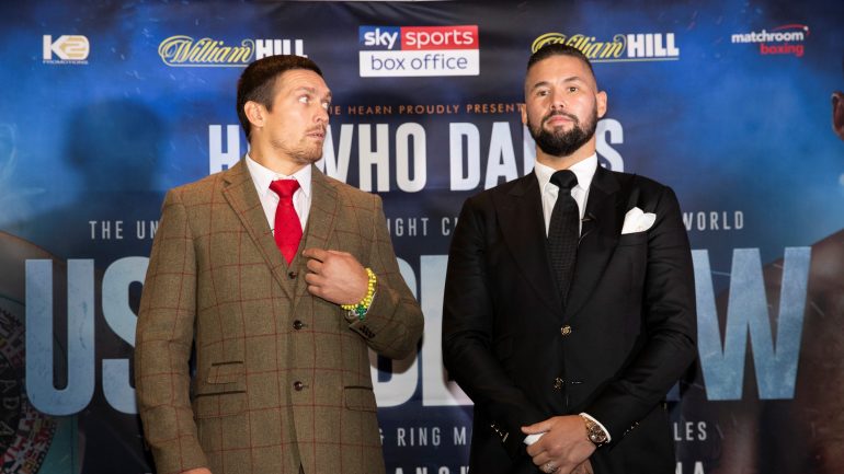 Tony Bellew:  Everyone writing me off against Aleksandr Usyk, and that’s what I want