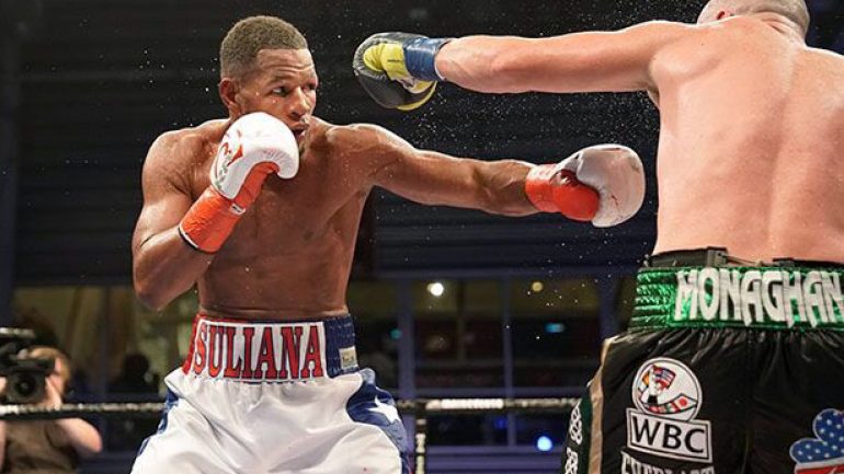 Sullivan Barrera outpoints game Sean Monaghan over 10 rounds
