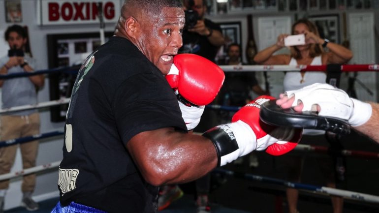 Luis Ortiz wants to cap 2018 with a statement then aim for the best