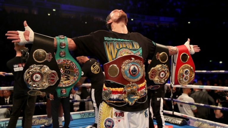 Aleksandr Usyk named Ring Magazine Fighter of the Year 2018, all category winners revealed