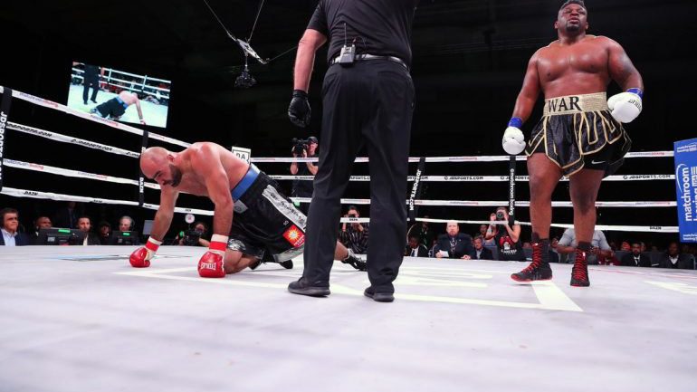 Jarrell Miller catches up to Bogdan Dinu, wins by fourth-round KO