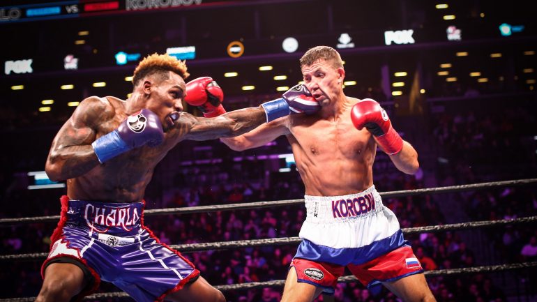 Jermall Charlo fends off tough challenge from late replacement Matt Korobov