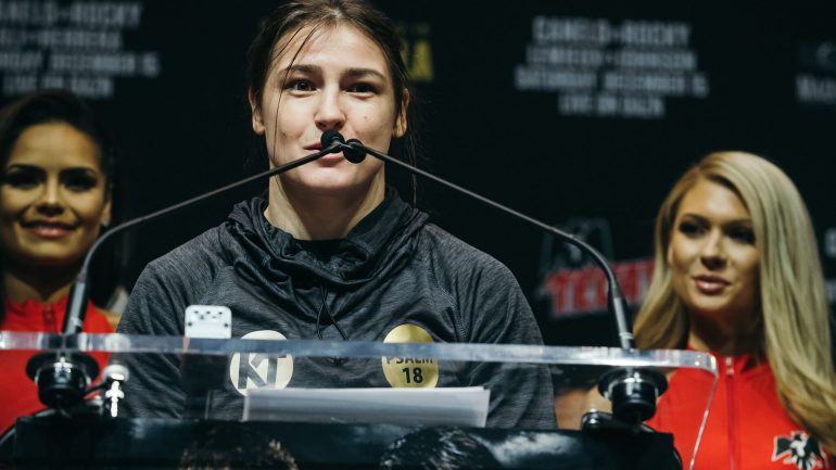 Katie Taylor shuts out Eva Wahlstrom in Garden debut, retains lightweight belts