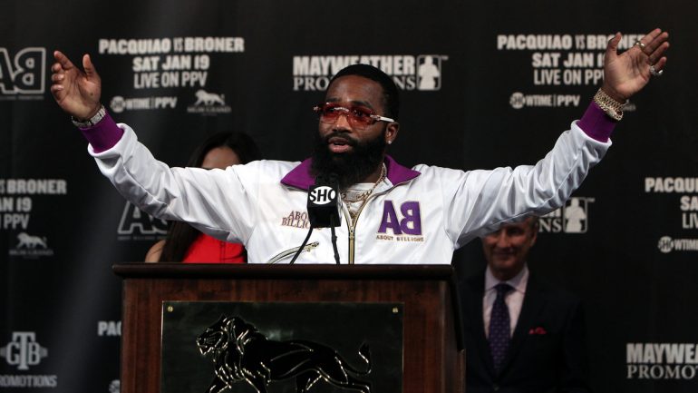 Adrien Broner says he’s laser focused this time but antics at news conference prove otherwise