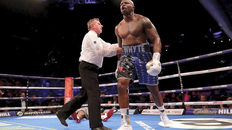 Dillian Whyte is the latest fighter involved in a PEDs controversy