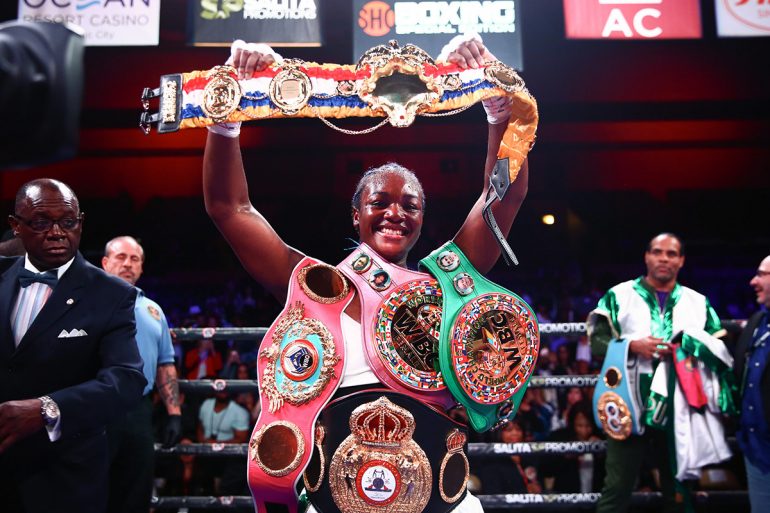 Claressa Shields dominates Hammer, makes history as first ...
