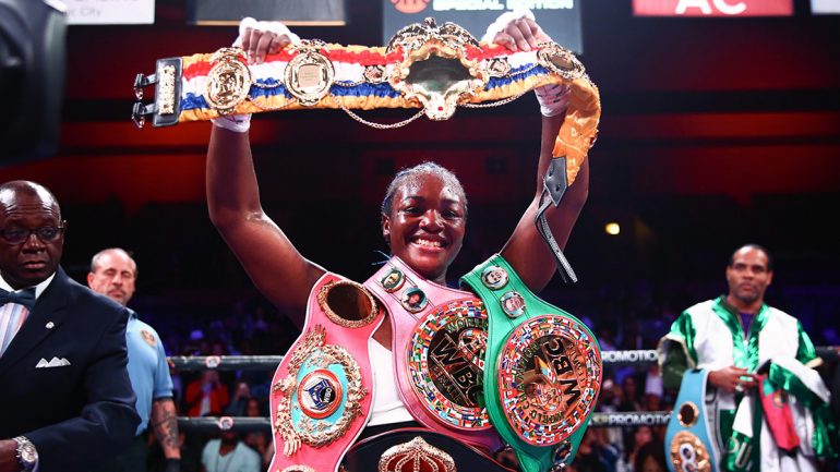 Claressa Shields dominates Hammer, makes history as first female Ring champion