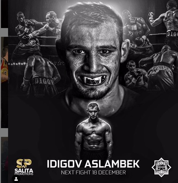 Super middleweight prospect Aslambek Idigov. Photo credit: Terrell Groggins